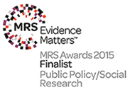 MRS Public policy/social research finalist 2015